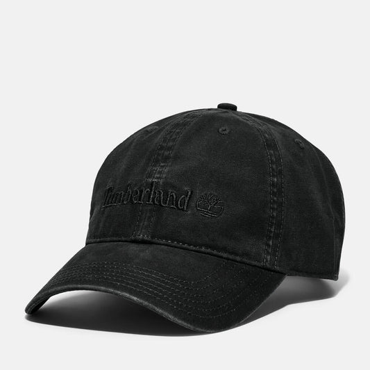 TimberLand Cotton Canvas Cap with Linear Logo
