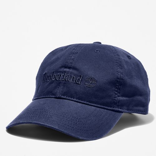 TimberLand Cotton Canvas Cap with Linear Logo