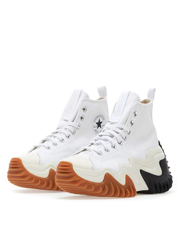 Converse White Run Star Motion Gum Honey