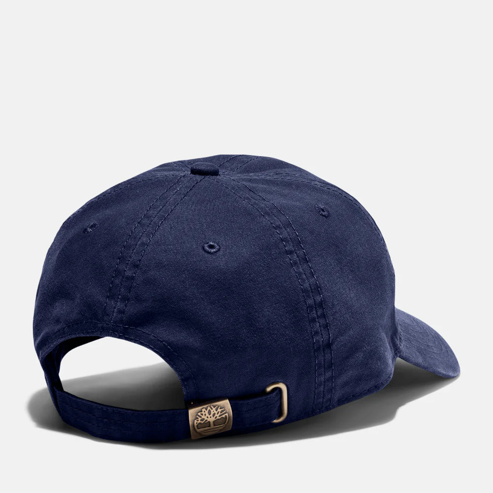 TimberLand Cotton Canvas Cap with Linear Logo