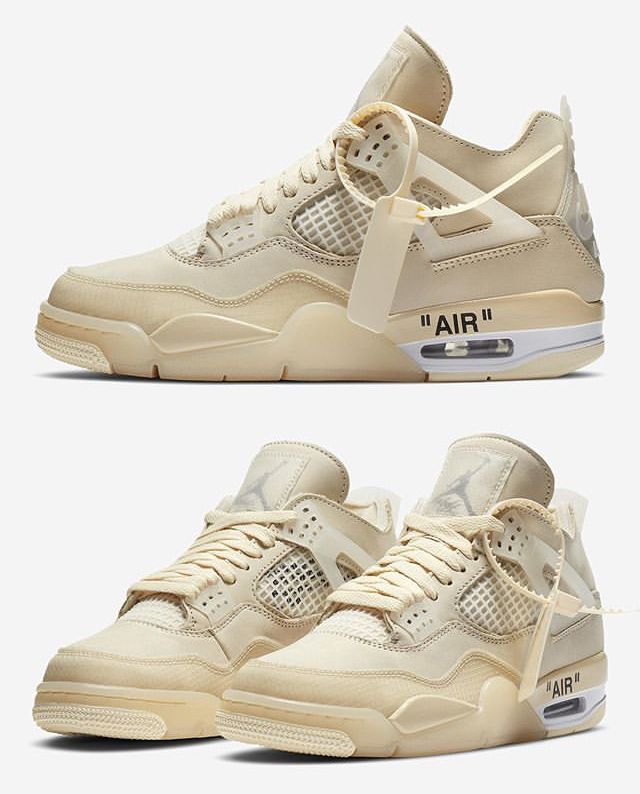 NIke Jordan 4 Off White Sail