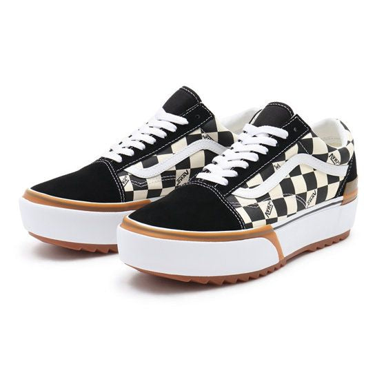 Vans Checkerboad Slip-on Stacked