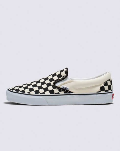 Vans Junior Slip-On Check Black/White Sneaker