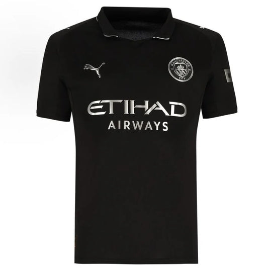 Puma Manchester City FC Away Jersey Mens Black  2025 26 Away Kit