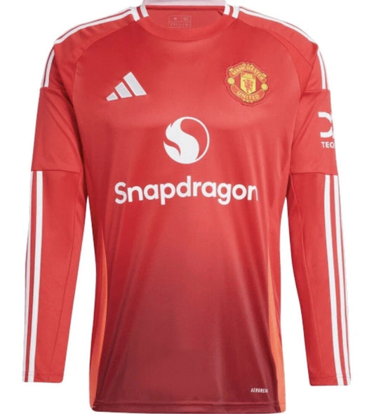 Manchester United 24/25 Long Sleeve Home Jersey Adidas