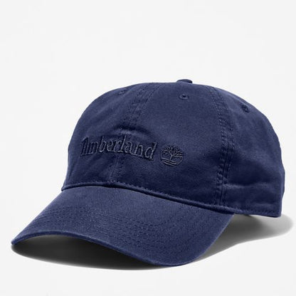 TimberLand Cotton Canvas Cap with Linear Logo