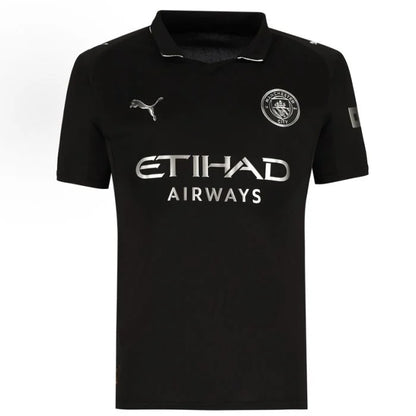 Puma Manchester City FC Away Jersey Mens Black  2025 26 Away Kit
